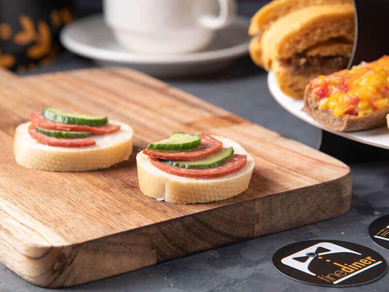 Pepperoni and Cream Cheese - Fine Diner