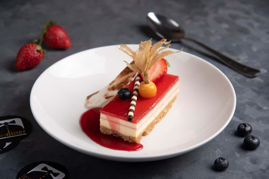 Strawberry Cheese Cake - Fine Diner