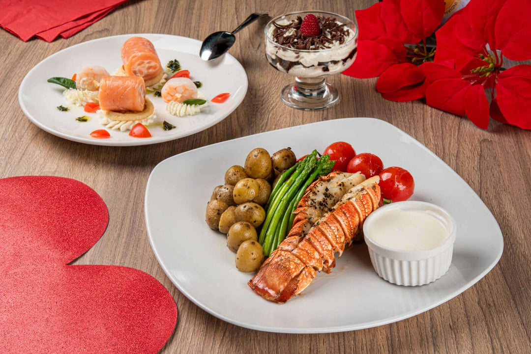 Grilled Lobster Tail Two Course Meal