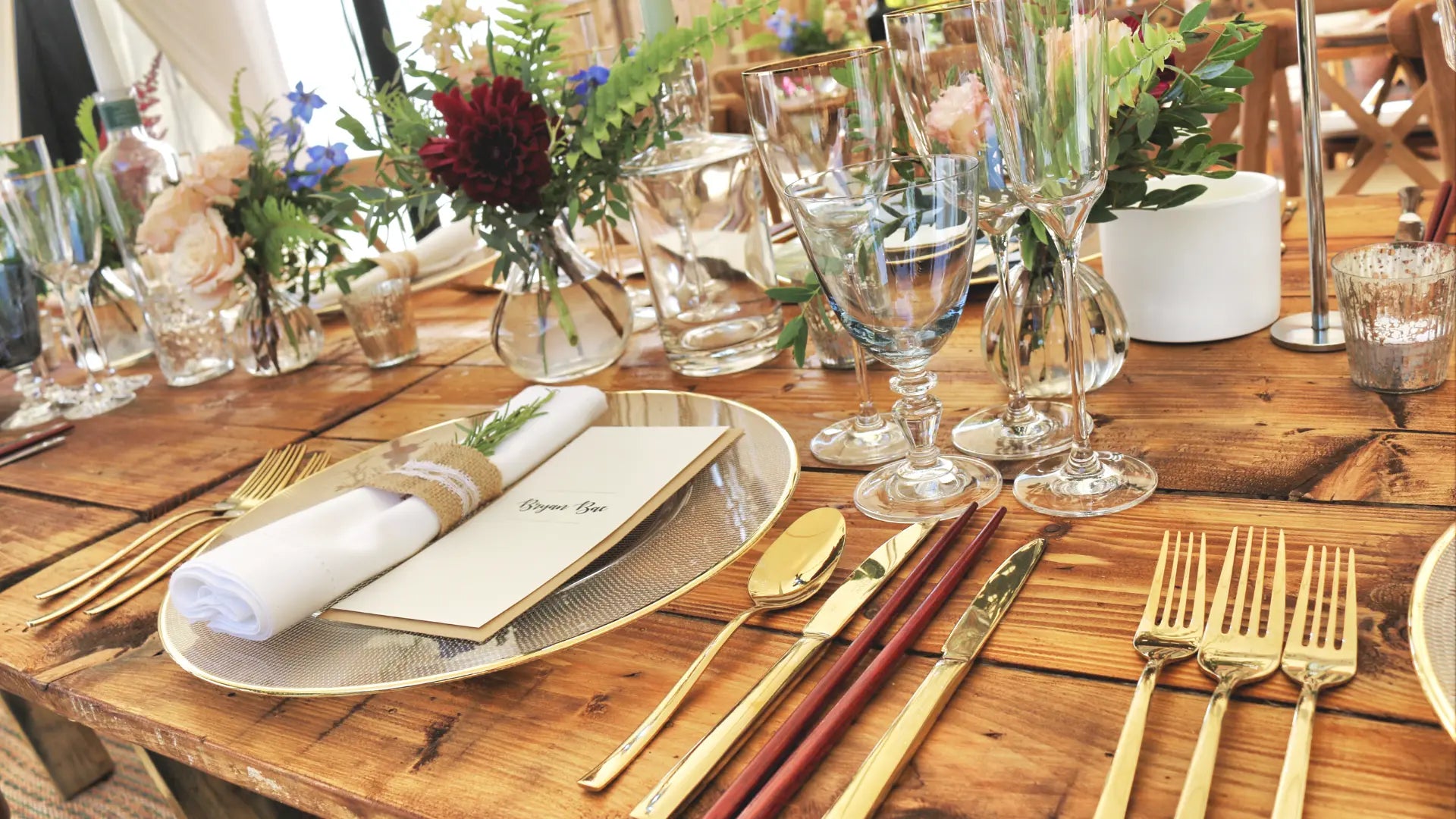 Setting the Table with Fine Diner