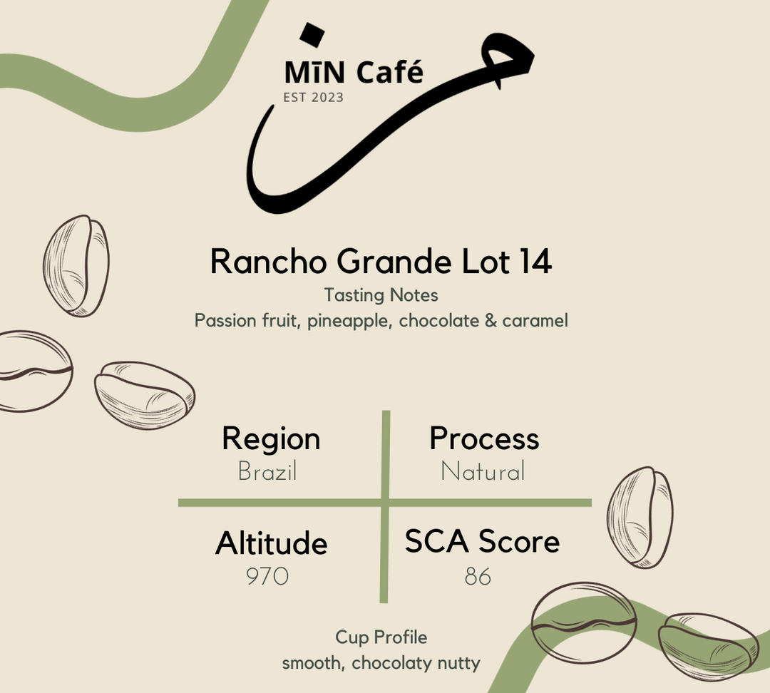 250g Coffee Beans - Brazil Rancho Grande Iot 14
