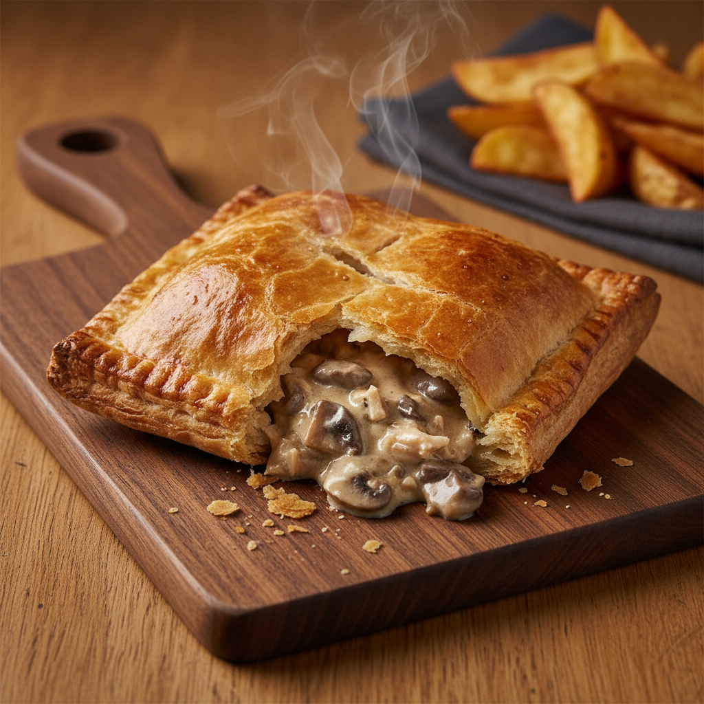 Chicken & Mushroom Pastie