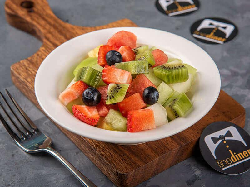 Freshly Sliced Seasonal Fruit Salad - Fine Diner